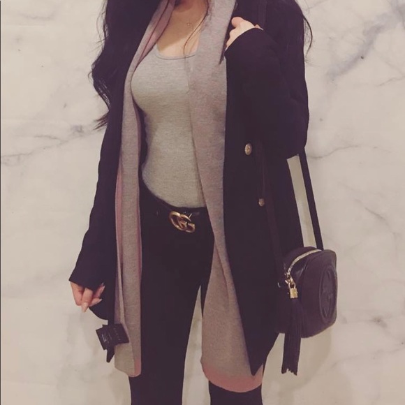 GUCCI reversible 100% wool scarf muffler 💯 authentic - Picture 12 of 12